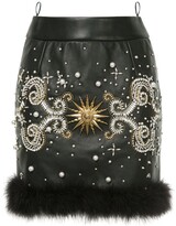 Thumbnail for your product : Fausto Puglisi Jewelled Mini Skirt