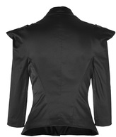 Thumbnail for your product : Donna Karan New York Black Satin Draped Jacket