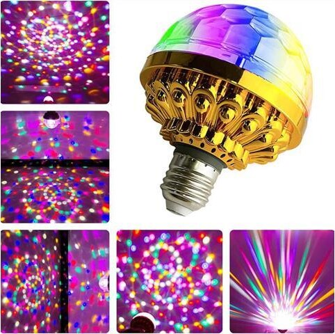 Gemdeck Mini Disco Light Disco Romantic Magic Crystal Ball Lamp Stage Light