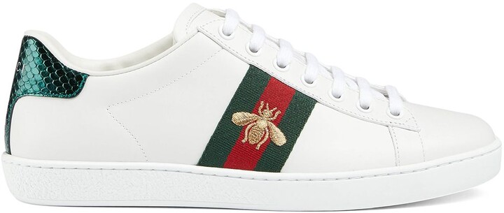 Gucci Ace White Sneakers | Shop the world's largest collection of fashion |  ShopStyle UK