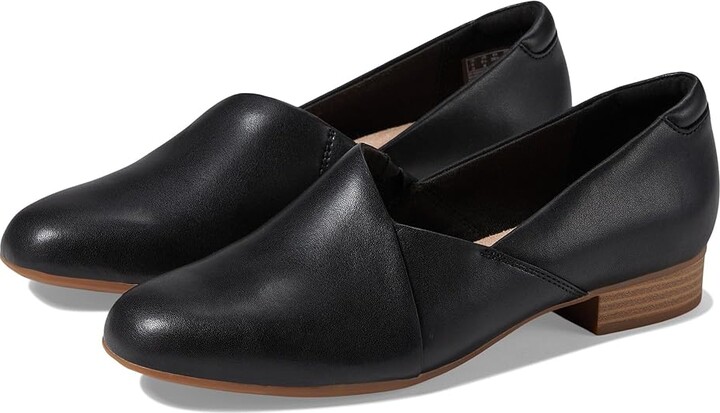 Clarks Juliet Palm Women's Shoes Black Leather : 7.5 A - Narrow