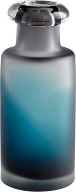 Cyan Design Neptune Blue/Clear Glass Table Vase