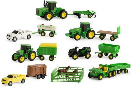 Tomy John Deere 20 Piece Farm Toy Set