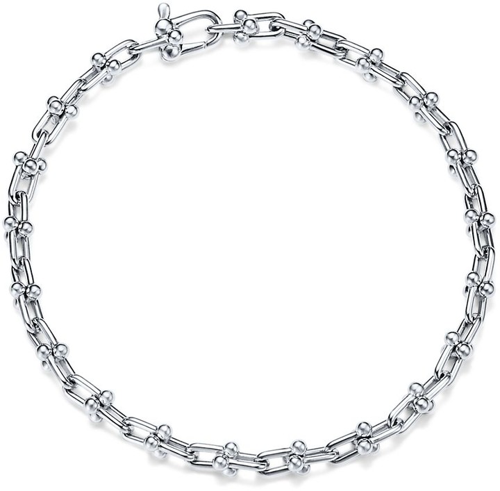 Tiffany & Co. City HardWear micro link bracelet in sterling silver