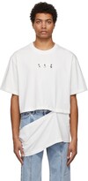 Thumbnail for your product : Feng Chen Wang White Logo Letter T-Shirt