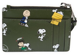 Marc Jacobs Snapshot Peanuts Snoopy & Friends Canvas Crossbody Bag - Green