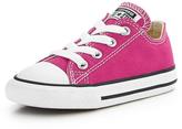 Thumbnail for your product : Converse Chuck Taylor All Star Seasonal Ox Toddler Trainers - Pink