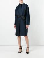 Thumbnail for your product : Paule Ka funnel neck belted coat
