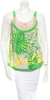 Thumbnail for your product : Tibi Silk Printed Top