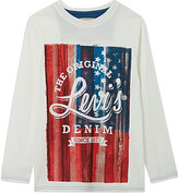 Thumbnail for your product : Levi's USA flag long-sleeved t-shirt 2-16 years