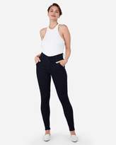 Thumbnail for your product : Express High Waisted Denim Perfect Curves Wide Waistband Leggings