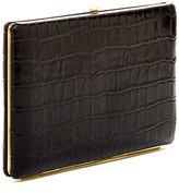 Thumbnail for your product : Abas Full Framed Leather Clutch
