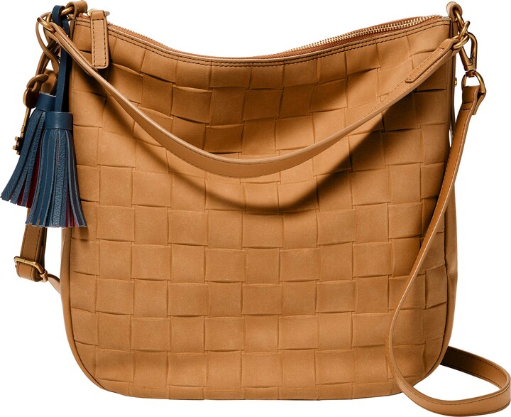 Fossil Shae Hobo Bag Leather Medium Brown | eBay