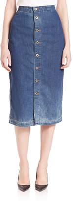 AG Jeans Thea Calf Length Skirt