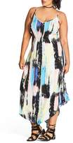 Thumbnail for your product : City Chic Soft Smudge Print Maxi Dress