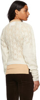 Thumbnail for your product : REMAIN Birger Christensen White Knit Lena Crewneck Sweater