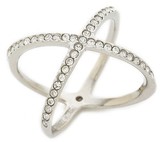 Thumbnail for your product : Michael Kors Pave X Midi Ring