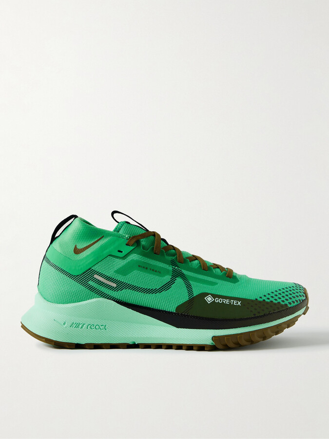 Nike Running React Pegasus Trail 4 GORE-TEX® Mesh Running Sneakers ...