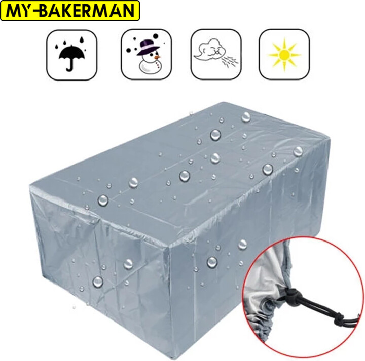 MY·BAKERMAN 105 size garden patio protective cover Oxford cloth furniture dust cover rattan table and chair sofa waterproof rain cover