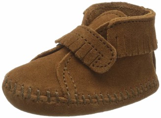 Minnetonka Velcro Front Strap Bootie Unisex Baby Crawling Baby Shoes