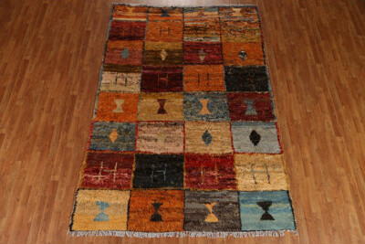 Rugsource Geometric Moroccan Berber Area Rug Handmade 7X10