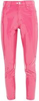 Thumbnail for your product : Topshop Moto pink vinyl jamie jeans