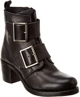Thumbnail for your product : Frye Sabrina Double Buckle Leather Bootie
