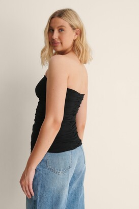 NA-KD Rouched Bandeau Top