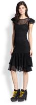 Thumbnail for your product : Polo Ralph Lauren Metallic Pointelle-Knit Dress