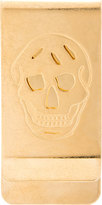 Thumbnail for your product : Alexander McQueen Gold Cut-Out Skull Money Clip