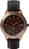 Thumbnail for your product : Uniform Wares 351 Series PVD Rose Gold Wristwatch