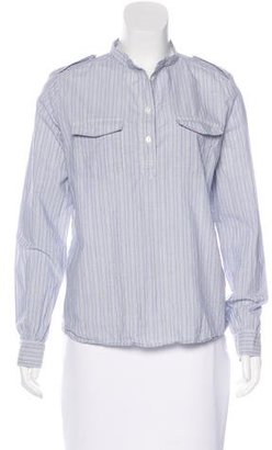 A.P.C. Striped Long Sleeve Top