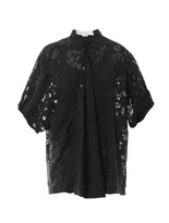 Thumbnail for your product : Stella McCartney Rosi daisy-devoré drape shirt
