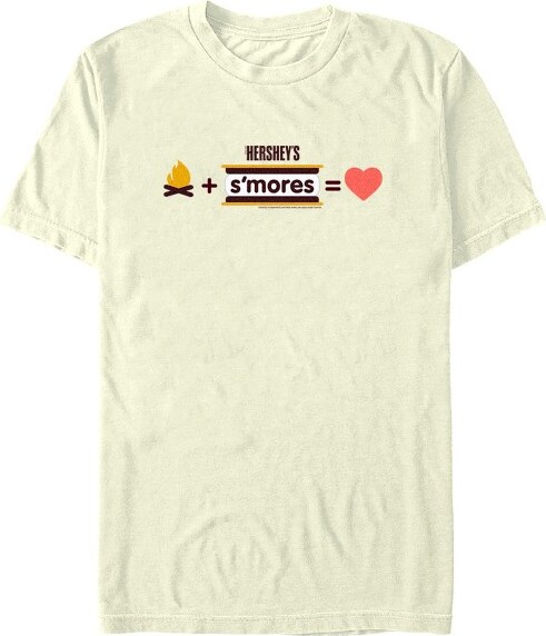 Hershey's Men'sHERSHEY'SS'moresEquationT-Shirt-Beige-Medium