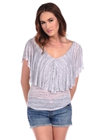Thumbnail for your product : Ruffle Overlay Top
