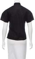 Thumbnail for your product : Saint Laurent Short Sleeve Button-Up Top