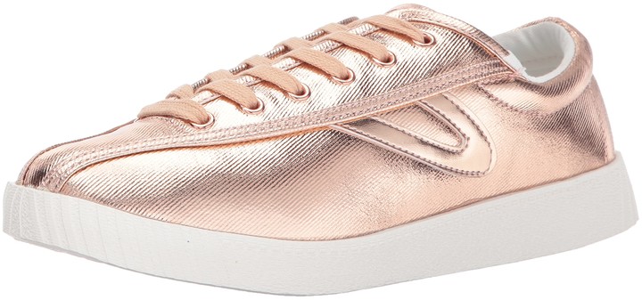 tretorn rose gold sneakers