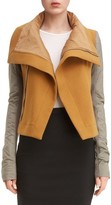 Thumbnail for your product : Rick Owens Women's Puffer Sleeve Melton Biker Jacket