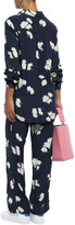 Thumbnail for your product : Ganni Silvery Floral-print Crepe Shirt