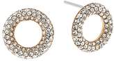 Thumbnail for your product : Michael Kors Pavé Circle Stud Earrings