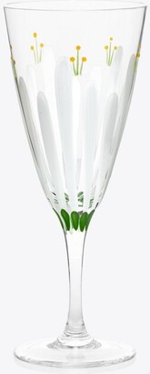 Tory Burch Spring Meadow Champagne Flute, Set Of 2 | Clear/Multi | OS