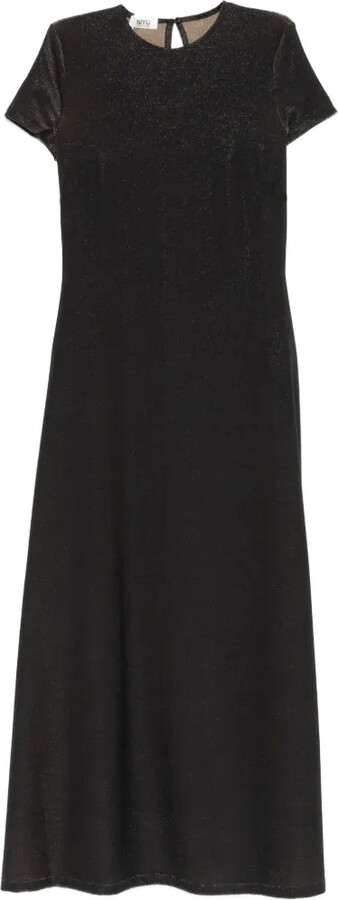 Siyu glitter-embellished T-shirt dress