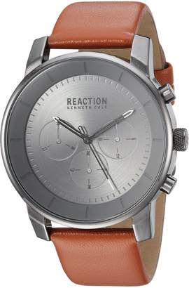 Kenneth Cole Reaction Men's Quartz Metal Casual Watch, Color:Brown (Model: RK50082004)