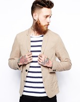 Thumbnail for your product : Selected Lightweight Linen Mix Blazer