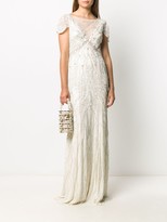 Thumbnail for your product : Jenny Packham Sequin-Embellished Silk Gown