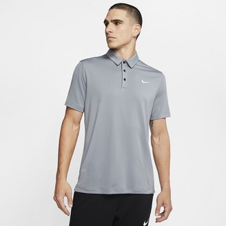 grey nike polo