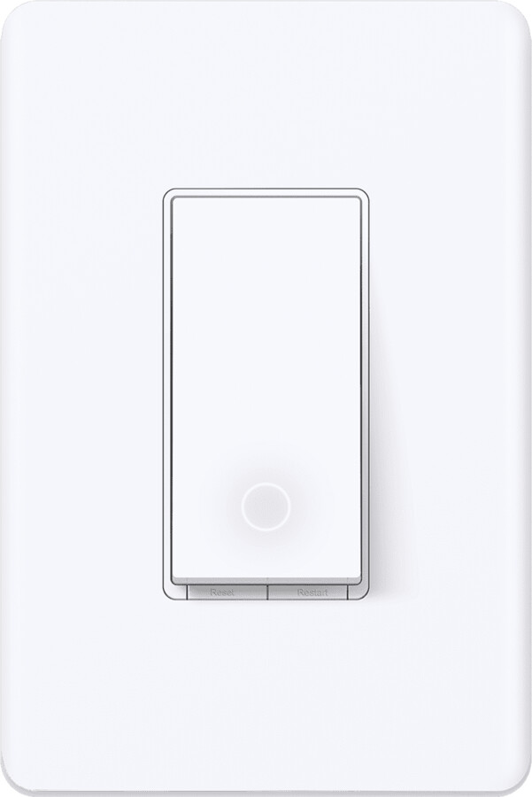 TP-Link Tapo Wi-Fi Smart Light Switch, Deter Burglars with Away Mode, Easy, App-Instructed Installation, Flame-Retardant & UL Certified, Voice Control, Matter-Certified - SW15