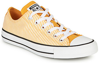 yellow converse trainers