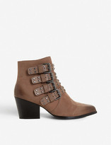 Thumbnail for your product : Bertie Paramont buckle-embellished leather boots