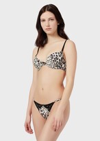 Thumbnail for your product : Emporio Armani Daily Charme eco-friendly, animal-print microfibre briefs